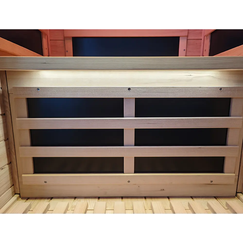 Wizzisaunas S01 1-Person Full Spectrum Near Zero EMF Indoor Infrared Sauna with Red Light Therapy